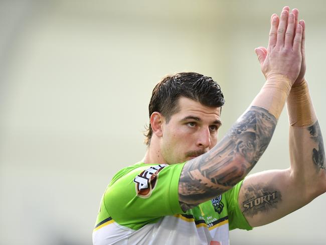 Curtis Scott after playing for the Canberra Raiders. Picture: Matt Roberts/Getty Images