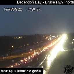 Traffic at the Bruce Hwy &amp; Deception Bay Rd Interchange – North