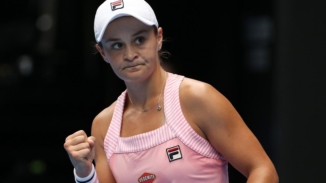 Tennis star Ash Barty has travelled the world more times than she can count. But there’s one thing she won’t leave Australia without. Picture: Michael Klein