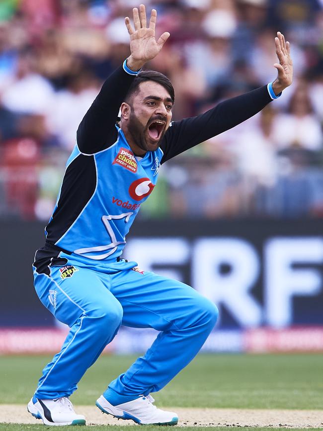 Rashid Khan is the Big Bash’s biggest drawcard. Picture: Getty Images