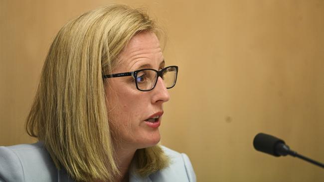 Chair of the Senate Inquiry into COVID-19 Senator Katy Gallagher. Picture: AAP