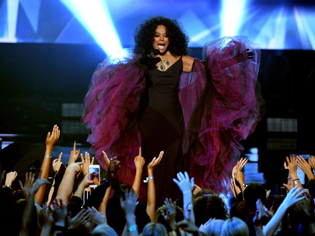 Honoree Diana Ross performs onstage during the 2017 American Music Awards at Microsoft Theater on November 19, 2017 in Los Angeles, California. Picture: Getty