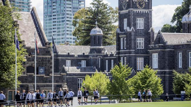 Melbourne Grammar School's headmaster is chair of an international group of boarding schools that share expertise and support.