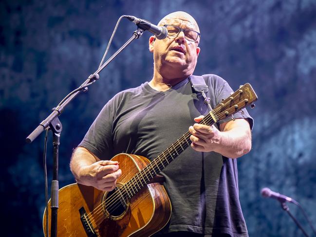 Charles Thompson - aka Black Francis - of Pixies supporting Pearl Jam on the Gold Coast in November 2024. Picture: Simone Gorman-Clark