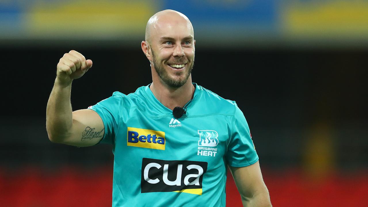 Chris Lynn in happier times with the Heat.