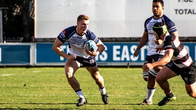 Lachlan Shelley, of Terrigal, who plays for Eastwood Rugby Club, played a game with four broken bones. Picture: Sergio T Gonzalez