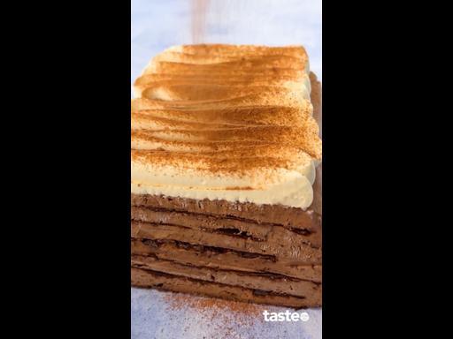 4-ingredient Milo 'Viennetta'