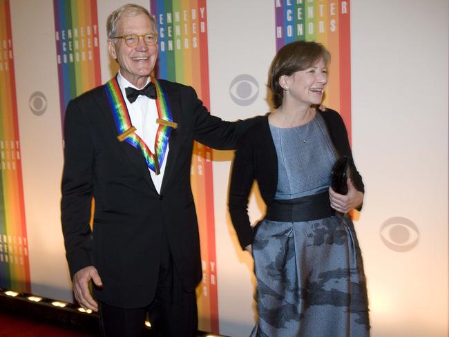David Letterman cheated on his wife, Regina. Picture: AP Photo/Kevin Wolf