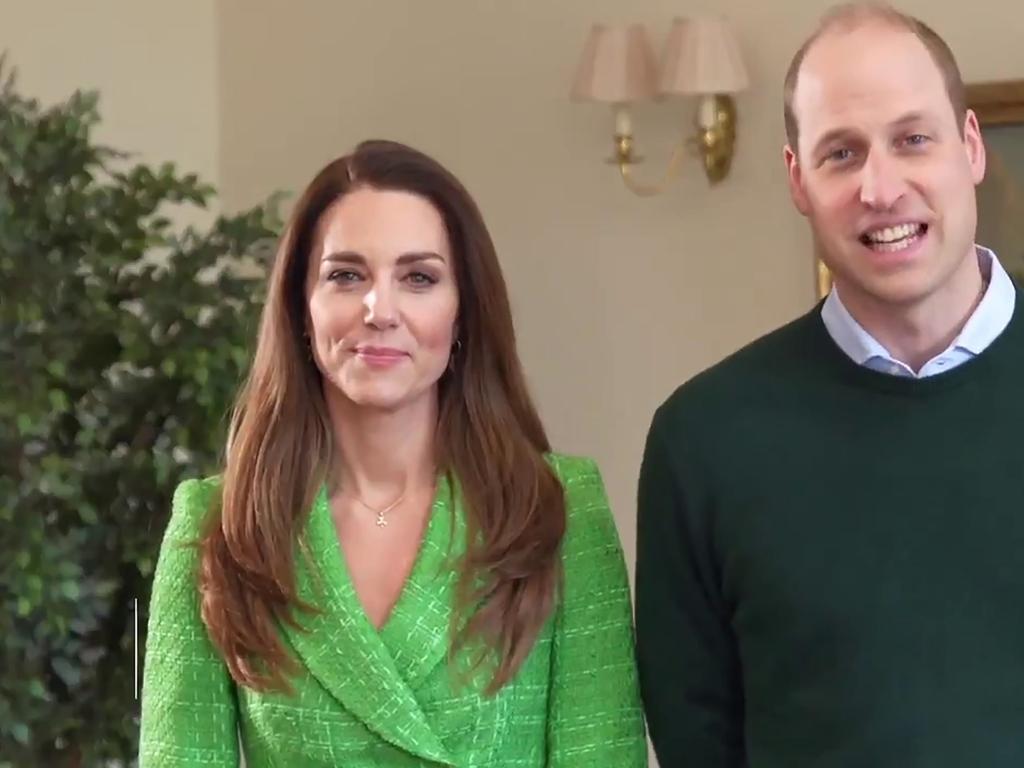 Prince William and Catherine, Duchess of Cambridge wish Ireland a Happy St. Patrick's Day. Picture: The Duke and Duchess of Cambridge