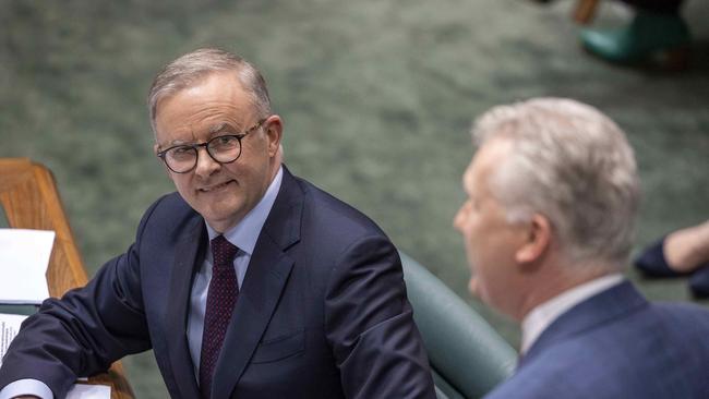 The claims of Anthony Albanese and Tony Burke of a mandate for industrial relations changes are ‘just not true’. Picture: NCA NewsWire / Gary Ramage