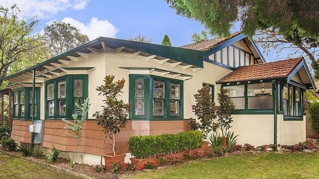 INNER WEST CHARM: 126 Alt Street, Ashfield where more than 100 people gathered for an auction this weekend. The property sold for $1.45 million.