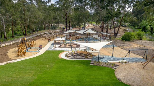 There’s fun for the whole family at the Diamond Creek Regional Playspace. Picture: Nillumbik Council