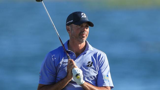 Matt Kuchar during the first round of the 2019 Hero World Challenge at Albany in Nassau, Bahamas, last week. Picture: Getty Images