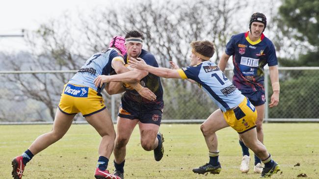 Blake Cullen (pictured in action for the Western Mustangs in 2019) has been a key player for Pittsworth Danes this year.