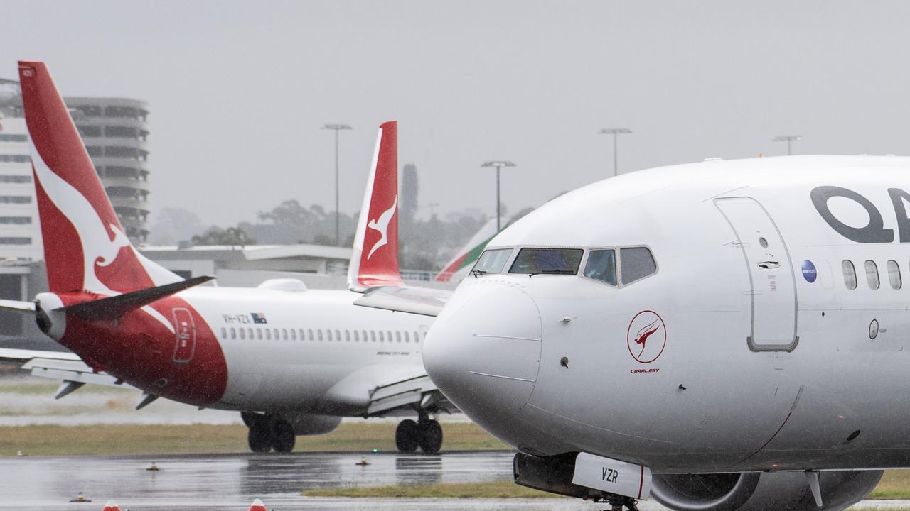 Qantas would be one of 20 airlines impacted by Dnata staff taking strike action. Picture: NCA NewsWire / James Gourley