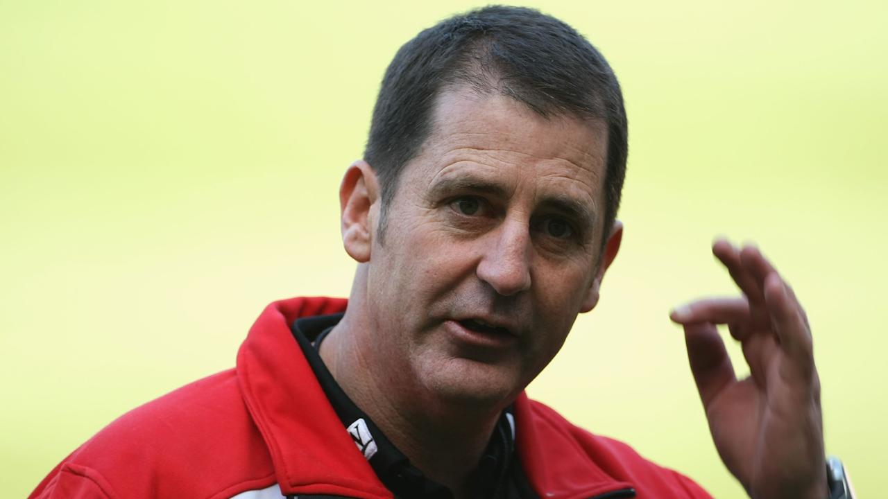 Ross Lyon as St Kilda coach in 2009. (Photo by Robert Cianflone/Getty Images)