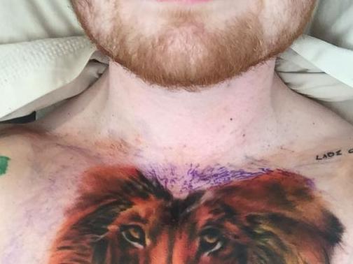 ‘What did you do?’ Sheeran’s shocking tattoo