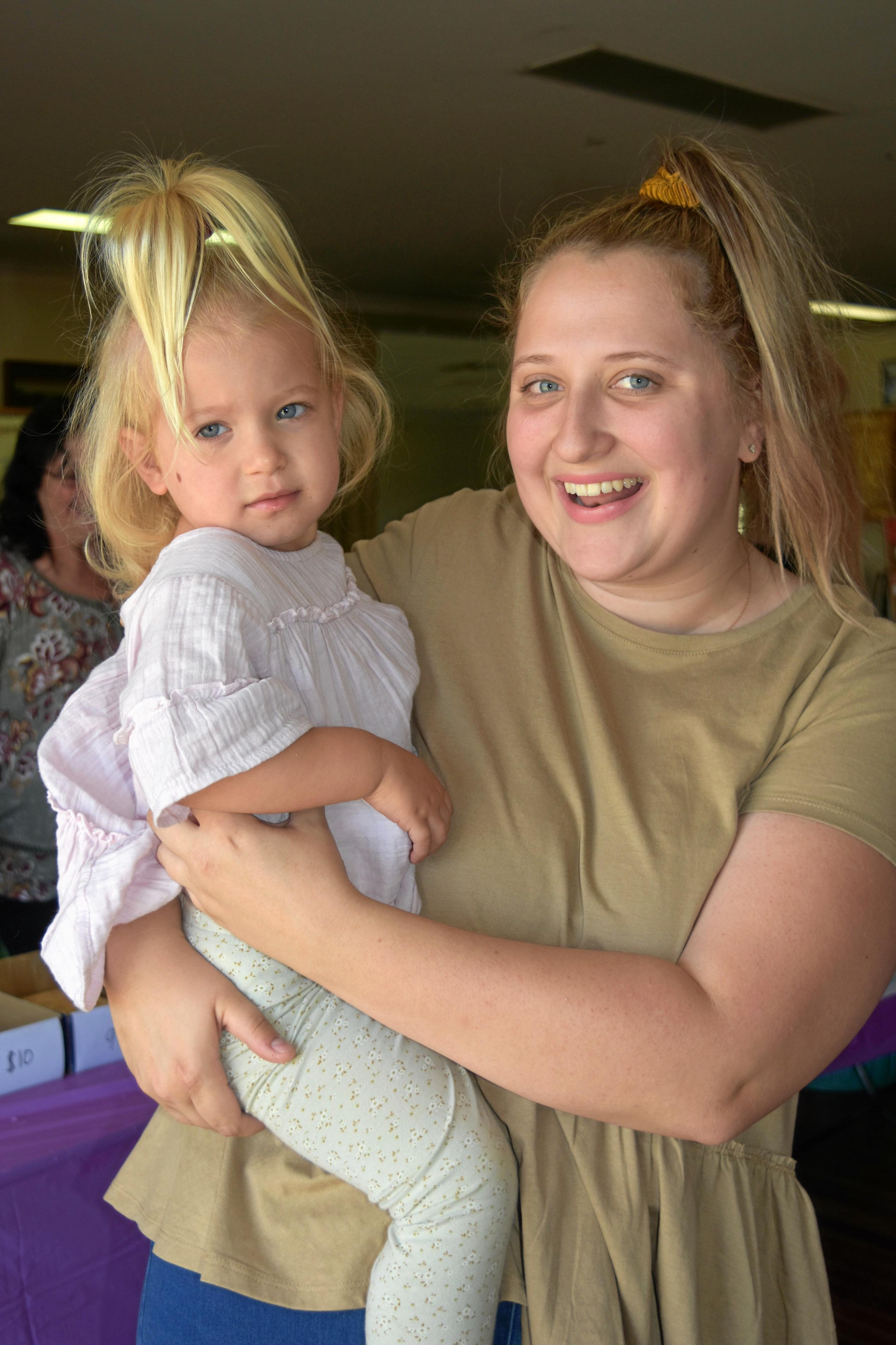 Isla and Renee Sadlier. Picture: Shannon Hardy