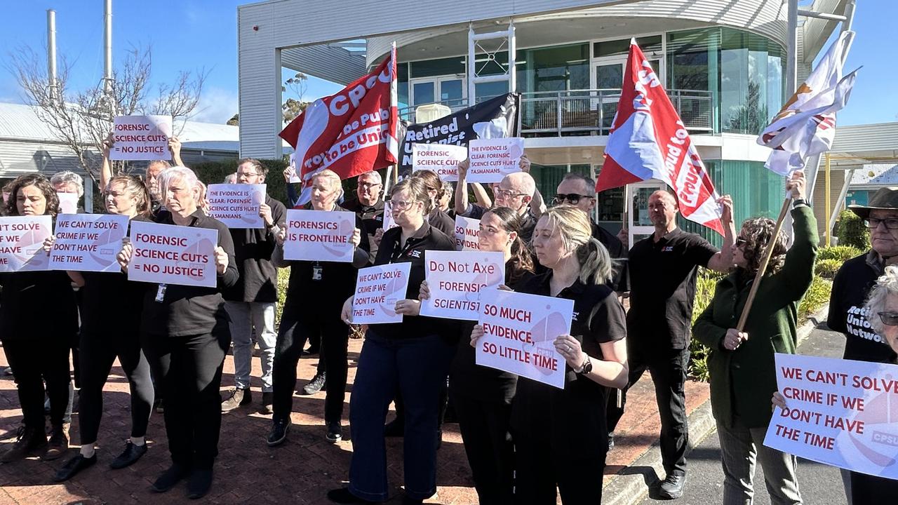 Tasmanian Forensic science staff take industrial action | The Mercury