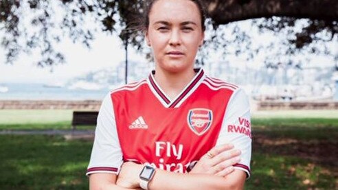 Caitlin Foord has signed on with Arsenal.