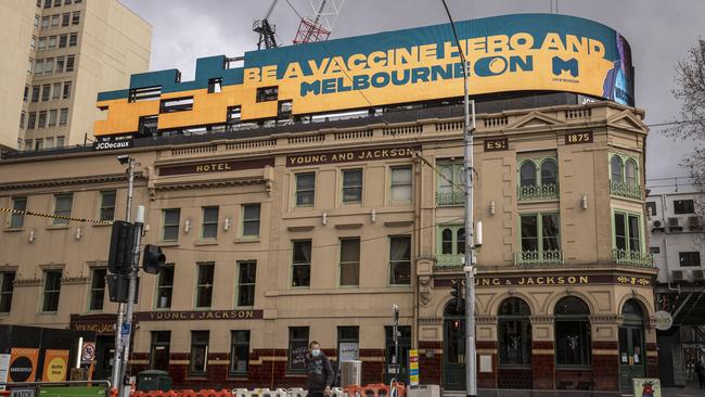 Melbourne’s Young &amp; Jackson Hotel is one of 344 pubs owned by Endeavour Group. Picture: Daniel Pockett