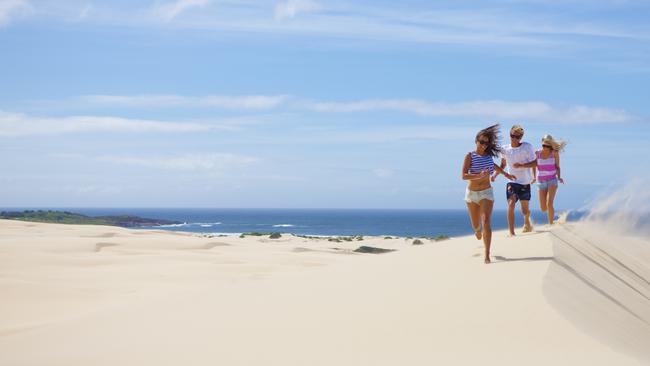 Port Stephens is home to pristine beaches, the rich Tomaree National Park, and the Stockton Sand Dunes.