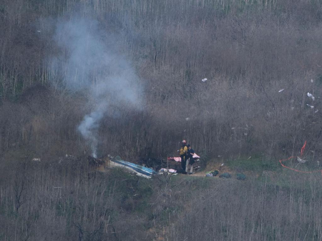 The scene of the fatal accident. Picture: Mark Ralston/AFP