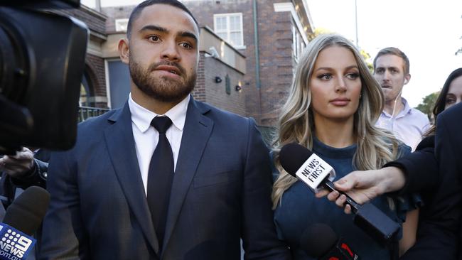 Dylan Walker was found not guilty of domestic violence charges last week. Picture: Chris Pavlich