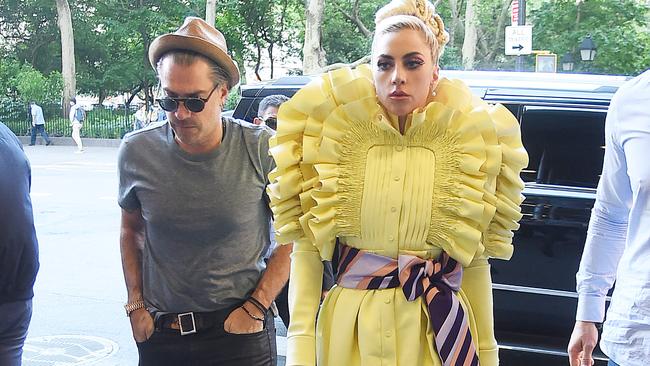 Lady Gaga and Christian Carino head to dinner in New York City. Picture: TheImageDirect.com/MEGA