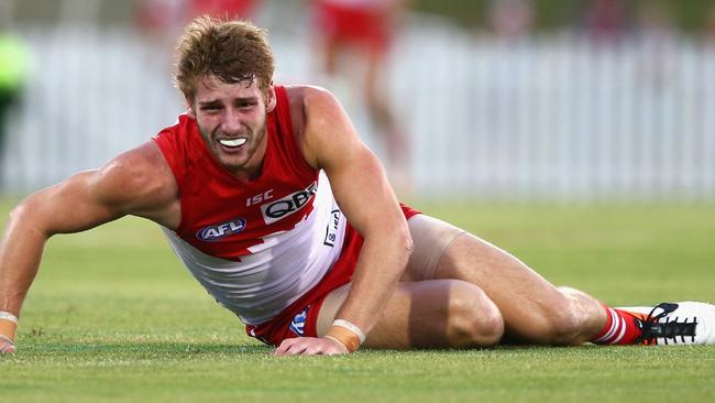 Alex Johnson first did his ACL in 2013. Picture: Getty