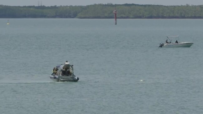 Darwin Harbour bomb explodes