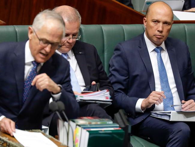 Commentators are predicting Peter Dutton could swoop before the week is out. Picture: Sean Davey/AFP