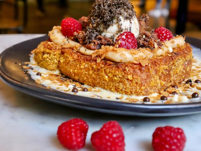 The truffle French toast. Picture: Jenifer Jagielski