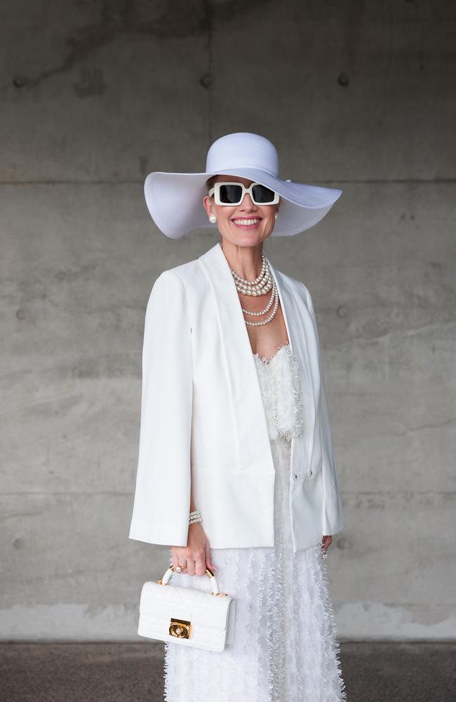 Kelly Power attends the Sydney Everest Carnival. Picture: Chris Huang / Matrix