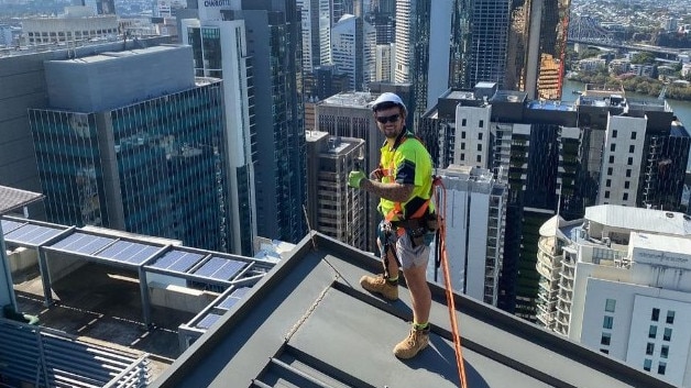 Brisbane scaffolder Joe Kelly, 27, has been in Australia for 15 months and said moving down under ‘changed his life’. Picture: Instagram.