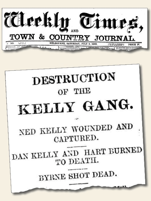 online artwork july 3 ned kelly tearouts story portrait