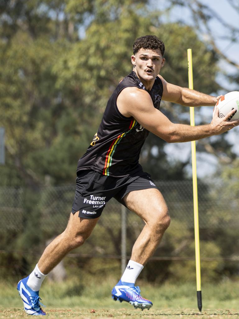 Nathan Cleary returned to training after a long off-season holiday.