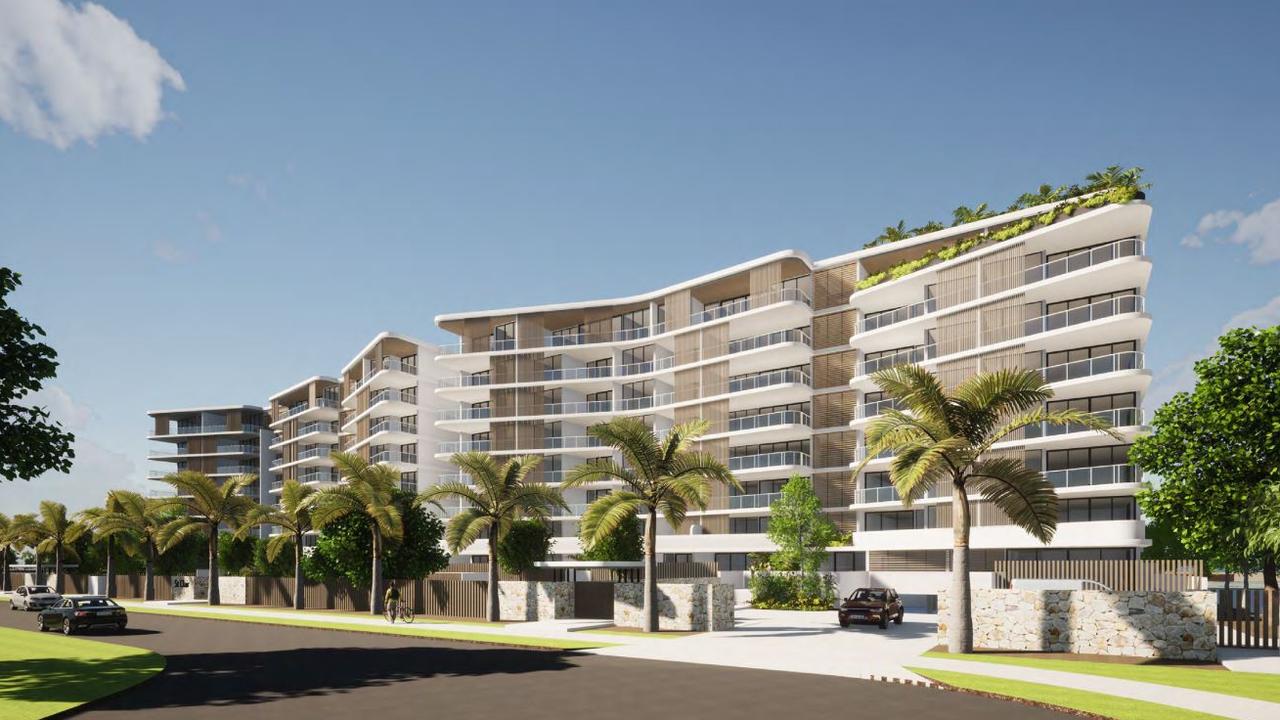 Plans have been lodged for Habitat Development Group's new $153m project at Birtinya, overlooking Lake Kawana.