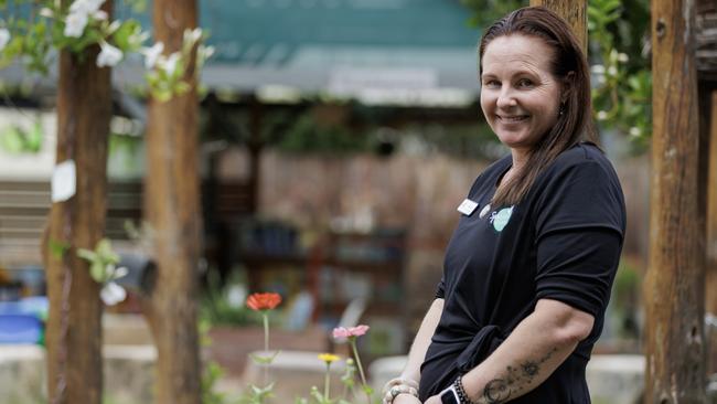 Early Learning teacher Kasey Paterson at Sparrow Early Learning Centre at Tewantin. Picture Lachie Millard