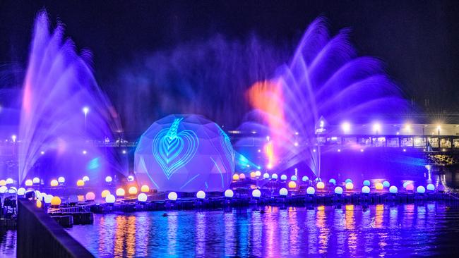 The light show captivated thousands in 2023. Picture: Supplied.