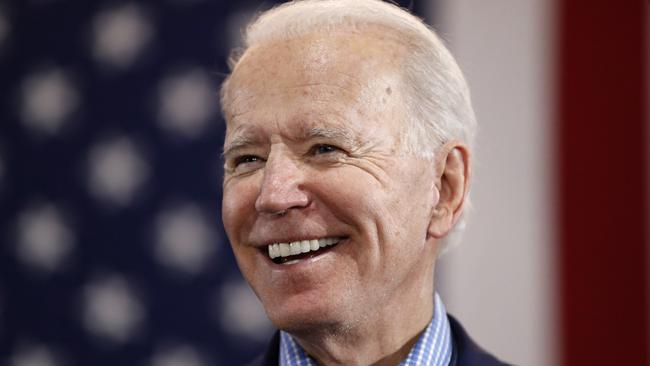 Democratic presidential candidate and former Vice President Joe Biden. Picture: John Locher/AP