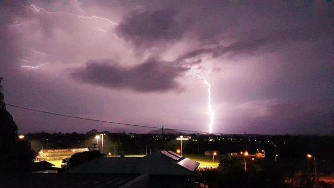 Tantalising storm build-ups in the Gympie region have produced some spectacular lightning and good rainfall.