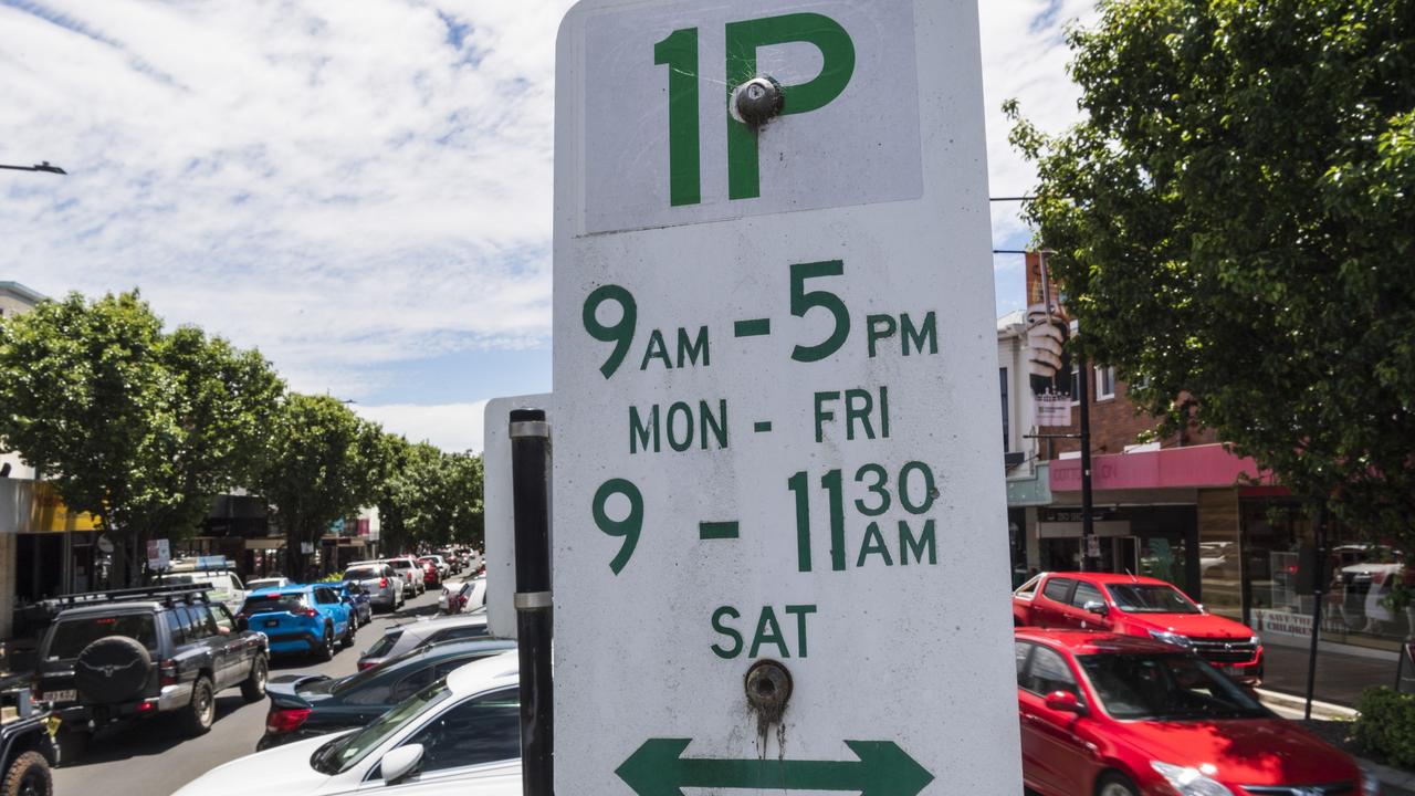 Toowoomba CBD parking in March will be free or heavily reduced. Picture: Kevin Farmer