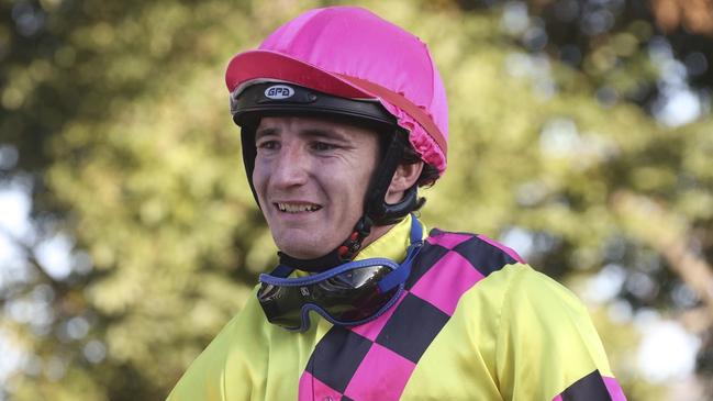 Clayton Gallagher looks hard to beat in the jockey challenge. Picture: Bradley Photos