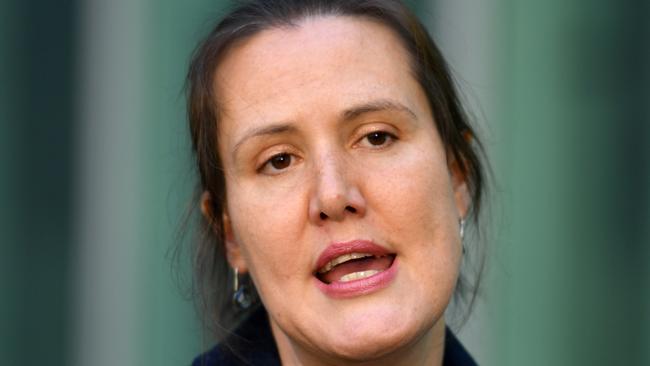 Minister for Revenue Kelly O'Dwyer at a press conference at Parliament House in Canberra, Monday, March 26, 2018. (AAP Image/Mick Tsikas) NO ARCHIVING