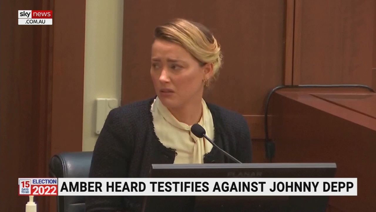 Amber Heard gets emotional in testimony against Johnny Depp