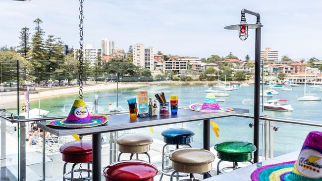 Rockpool Dining Group has several other prime site venues in Manly including El Camino Cantina on Manly Wharf. Picture: Tom Ferguson