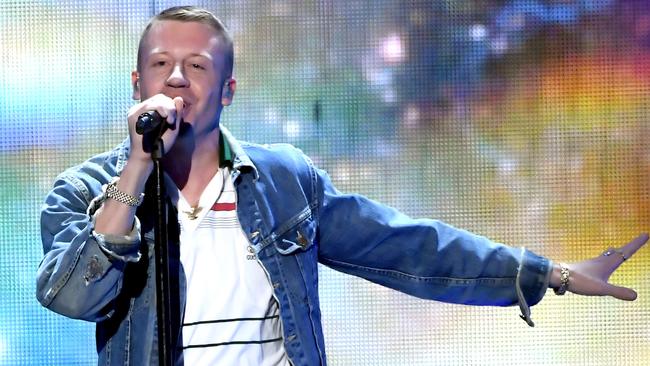 Macklemore has a history of pulling controversial stunts. Picture: Kevin Winter / Getty Images.