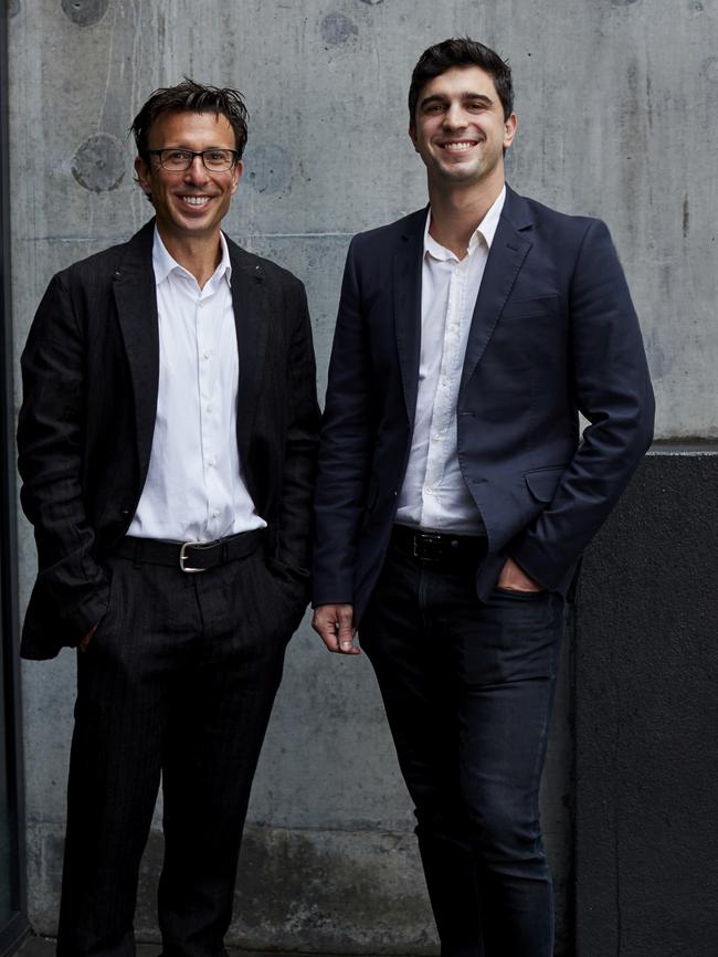 Afterpay co-CEOs Nick Molnar and Anthony Eisen.