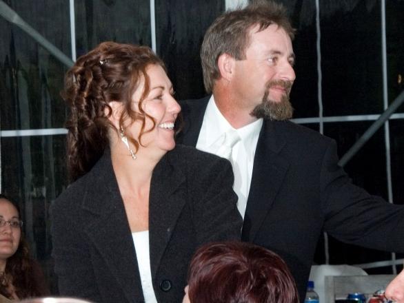 Jennie and Ray on their wedding day. Photo: Channel 7/Supplied.